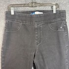 Old Navy Rockstar Super Skinny Jeggings Black Mid Rise Girls 12 Adjustable Waist