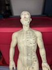 Vintage 20  Tall Soft Rubber Acupuncture Doll With Chinese Accupoint Names