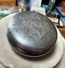 Vintage Sterling Silver Trinket Box 28g Pill Box Signed Lot A