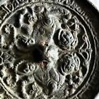Antique Early Middle East Islamic Seljuk Empire Bronze Mirror 12th-14th Century