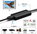 Hdmi To Rca And S-video Converter  Audio Video Converter Adapter Support 720p 10