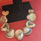 Vintage Taxco 925 Sterling Silver Bracelet 8  Modernist Design  49g     Rare Find