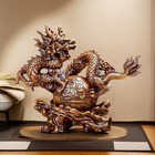 Funsxbug X-large 15 5 Inch Chinese Feng Shui Dragon Statue Sculpture Figurine   