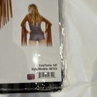 Leg Avenue Boho Babe 2-piece Costume Romper   Necklace Brown blue S p 86703