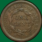 1851 Braided Hair Large Cent Extremely Fine Xf Coin  44156