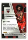 2019-20 Panini Prizm  1 Coby White Emergent