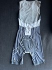 2xu Men s Sleeveless Triathlon Trisuit Race Suit - Grey white - Size Medium
