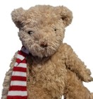 Fao Schwarz Teddy Bear Plush 2018 Anniversary Scarf 12  Soft Furry Cute Brown