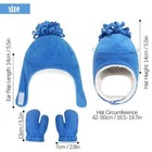 Boys Girls Warm Fleece Hat   Gloves Sherpa Lined Toddler 4 Color 3-10 Years