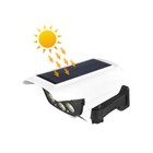 Solar Power Fake Dummy Security Camera 77 Led Blink Light Surveillance Cctv Sens