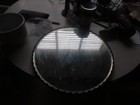 Vtg Art Nouveau Ornate Mirrored Plateau Vanity Tray 12  
