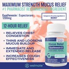 Welmate Mucus Relief   Guaifenesin 1200mg   35 Ct Exp 6 27  generic Mucinex 