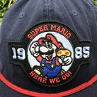 Super Mario Bros Nintendo 1985 Here We Go Mario Blue Rope Snapback Hat Osfm