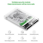 Usb3 1 Type-c To Sata Hard Drive Enclosure Case For 2 5  Inch Hdd   Ssd External