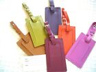 Women s Luggage Id Tags Leather Traveling Men s Luggage Tags Name Address Holder