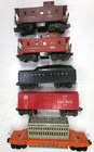  5  O Gauge Lionel Post War Train Cars  lot 3774 