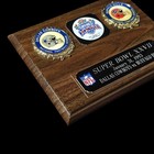 Super Bowl Xxvii Dallas Cowboys Vs Buffalo Bills 7  X 9  Wood Plaque Vintage