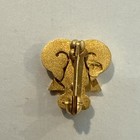 Vintage Delta Upsilon  Gold Toned Fraternity Badge Pin