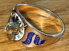 Men s 10k Yellow Gold Bpoe Fraternal Elk Ring Size 13 Ruby Eyes 6 5 Grams