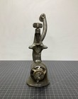 Vintage Universal Iron Meat Grinder Table Mount Hand Crank - 3 75 Lbs