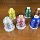 Robison Anton Rayon Embroidery Thread Spools  12 Spools 1100 Yd Each
