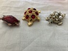 Vintage Turtle Pin Lot