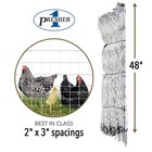 Portable Poultrynet   Electric Fence white black  48 h X 164 l 