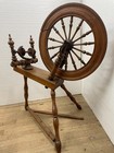 Antique 18th Century Wood Spinning Wheel Missing Parts