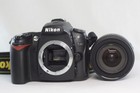Nikon D90 Black 12 3mp Dslr Camera W  18-105mm F 3 5-5 6g Vr Lens