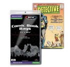 Pack Of 100 Bags Bcw Resealable Regular silver Comic Bags 7 1 8 X 10 1 2   cs47 