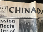 Two Vintage Newspapers Marking The Handover Of Hong Kong To China 1997