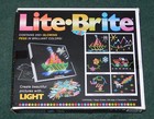 New Lite Brite Bigger Brighter Screen 214 Pieces More Colorful Pegs Classic Toy