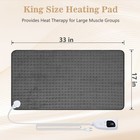 Heating Pad For Back neck Pain Relief - 33x17 Inch Electric Heating Pad
