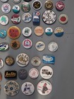 Gros Lot De Macarons Vintage 125  Pi  ces Qu  bec Sport Municipalit  s Canada Ville