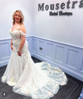 Mermaid Wedding Dresses Lace Appliques Plus Size Sweep Train Bridal Gown