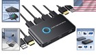 Seamless 2-port Hdmi Kvm Switch With Usb Cables - Fast And Reliable Switching