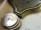 Beautiful Gold Solid Metal Double Wall Light Switch Plate Cover Vintage Antique