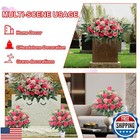 Losfotbo 3pcs Headstone Flowers Saddle For Tombstone cemetery Flower Memorial