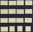 B d  1906 Bosnia   Herzegovina Scott 30d-45d Perf 12 5 X 9 25 X 6 5 Set Mh