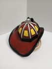 Vanmark Firefighter Helmet Clock     Red Hats Of Courage Collection     Works Great