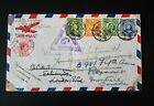Ext Rare    only 8 Known    1940 China   Hong Kong Combination Cover With    hong Kong