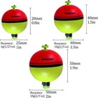 Thkfish Fishing Bobbers Eva Foam Fishing Floats Fish Weighted Bobbers Assortment