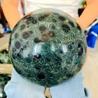 27 83lb Top   natural Kapapa Stone Crystal Sphere Polishing And Healing