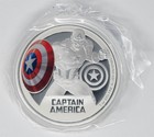 2023 Niue  2 Marvel Captain America 1oz Silver Coin Dc-7542