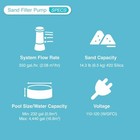 Intex Krystal Clear Sand Filter Pump For 4 400 Gal Above Ground Pools  open Box 