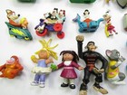 Vtg Large Lot Of Toy Figurines Plastic Pvc Vinyl Mickey Sesame Street Kermit