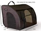 Soft Pet Travel Car Seat Crate For Large Size Dog Or Cat - Folds Flat - Storage 