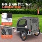 Dog Bike Trailer Supports Up To 88 Lbs Pet Cart Bicycle Carrier Easy