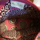 Vera Bradley Pink Multicolor Floral Shoulder Bag Zip Closure  Lined  Pockets