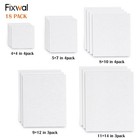Fixwal Canvas Boards For Painting  18 Pack Art Painting Canvas Multipack  4x4   